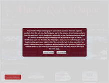Tablet Screenshot of hardrockvapor.com